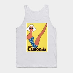 Vintage Travel Poster Southern California USA Tank Top